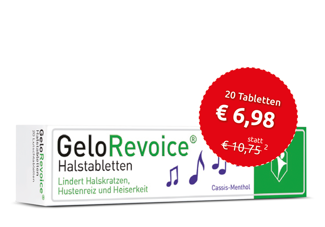 GELOREVOICE Halstabletten Cassis-Menthol Lut.-Tab. 20 St