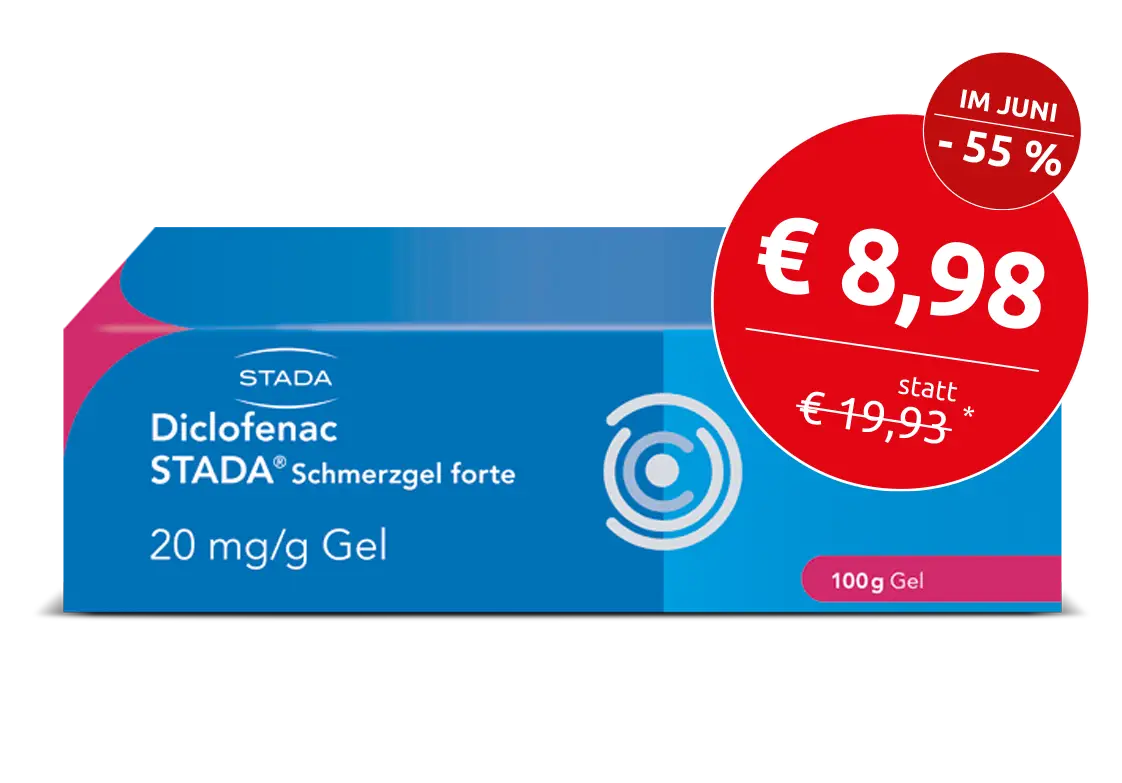 DICLOFENAC STADA Schmerzgel forte 20 mg/g 100 g DICLOFENAC STADA Schmerzgel forte 20 mg/g 100 g