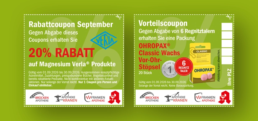 Coupons Sept 2026