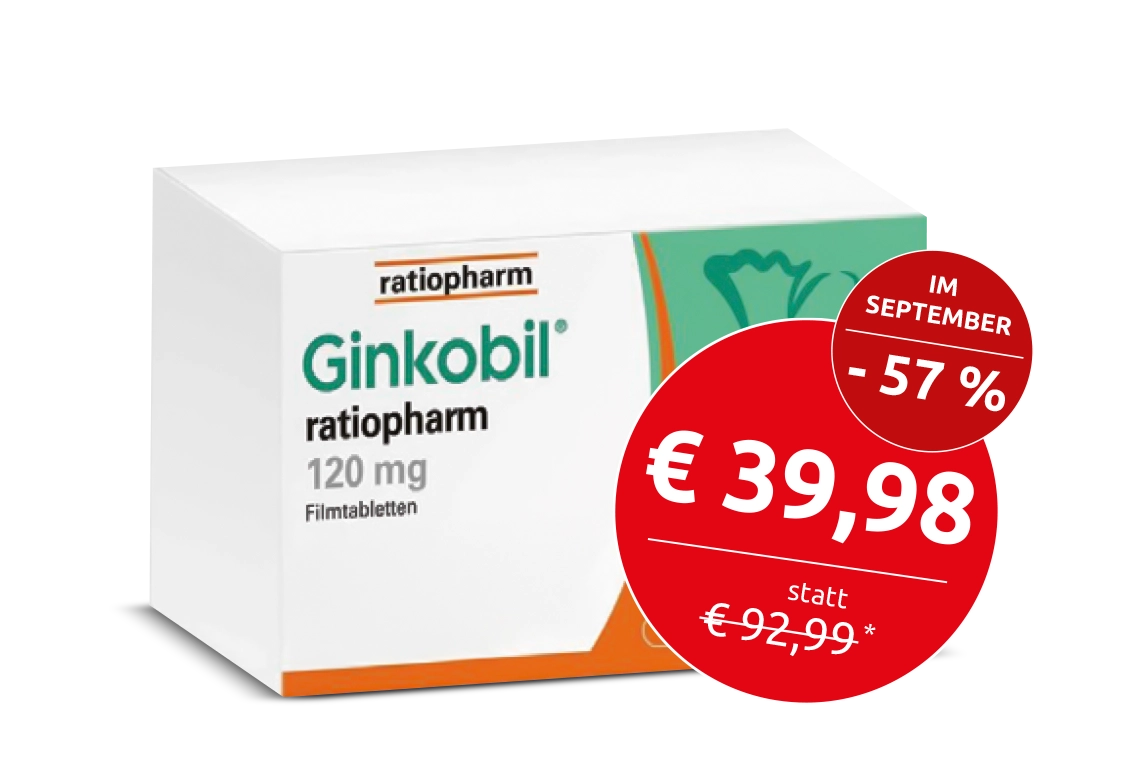 Ginkobil® ratiopharm 120 mg Filmtabletten
