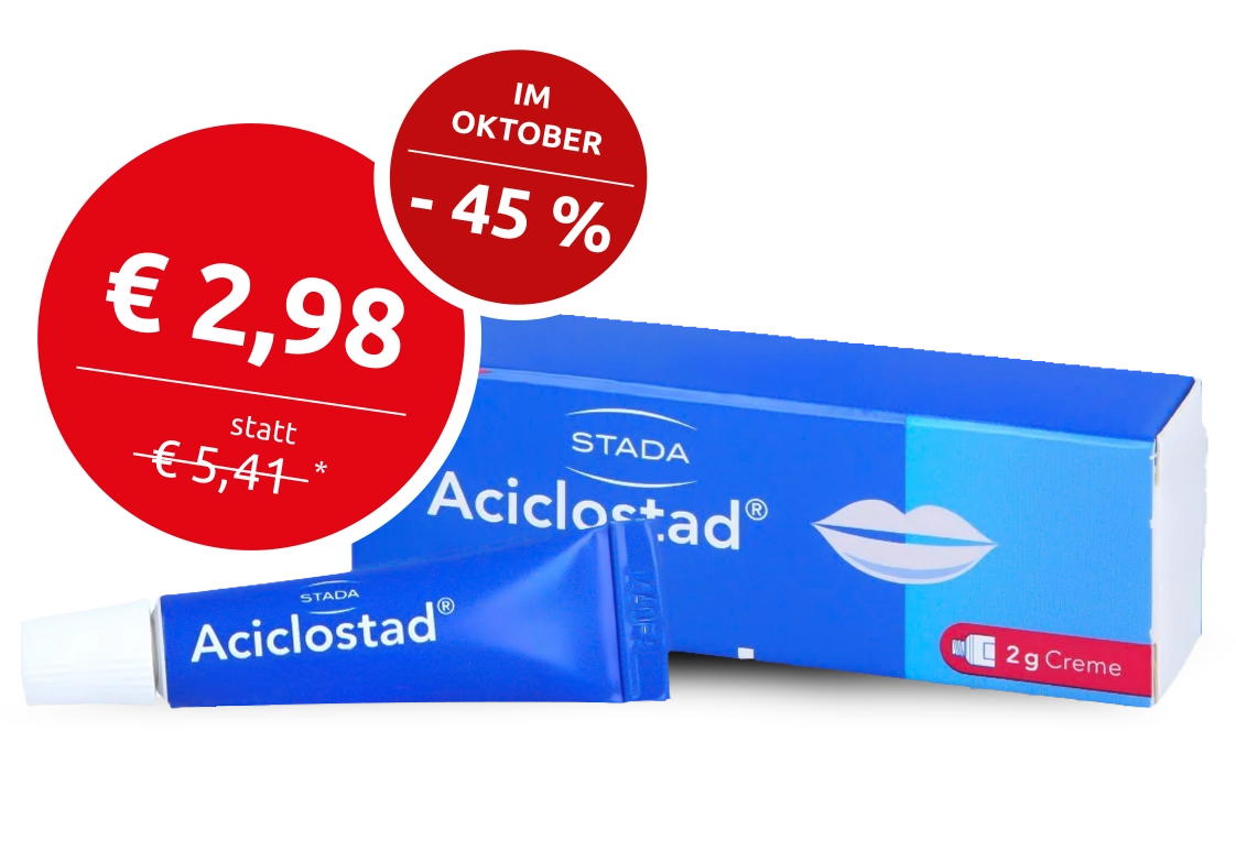 ACICLOSTAD Creme gegen Lippenherpes